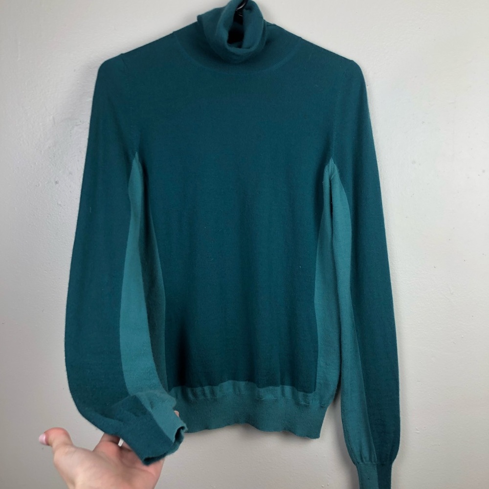 Gucci Two Toned Turtleneck Knit Sweater - Picture 2 of 9